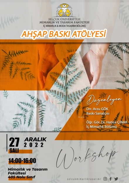 "Ahşap Baskı Atölyesi" Workshop